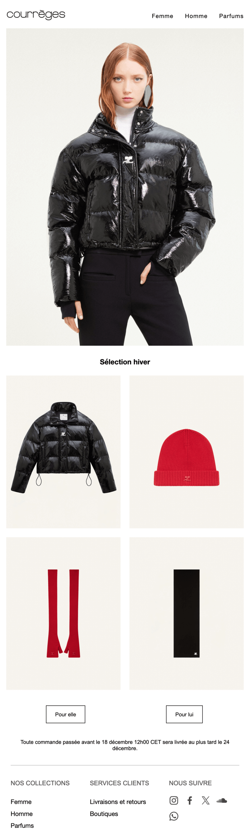 Newsletter Courrèges