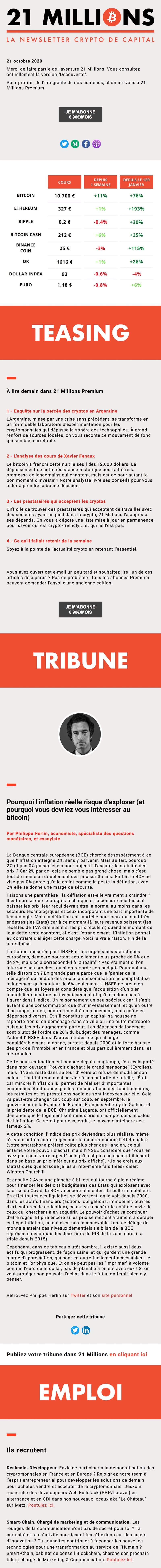 Newsletter 21 Millions