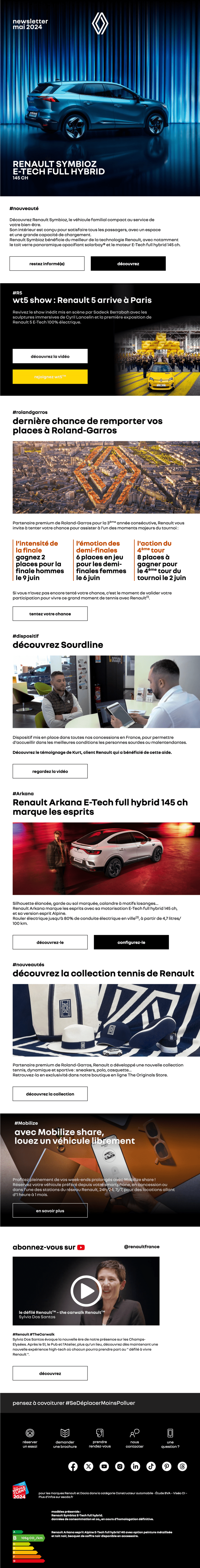 Newsletter Renault
