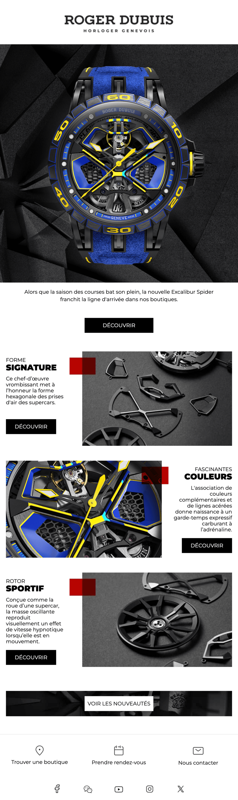 Newsletter Roger Dubuis