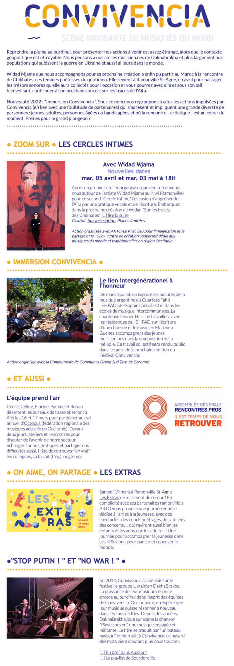Newsletter Convivencia