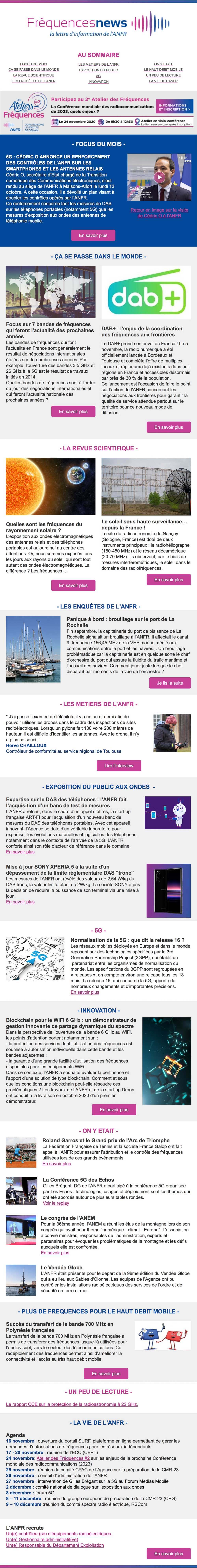 Newsletter ANFR