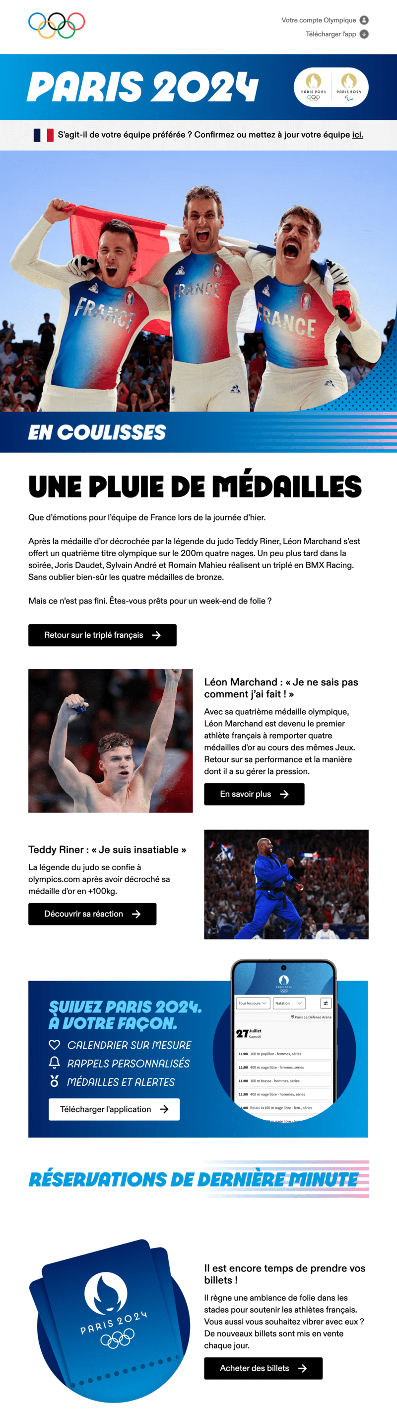 Newsletter Comité International Olympique