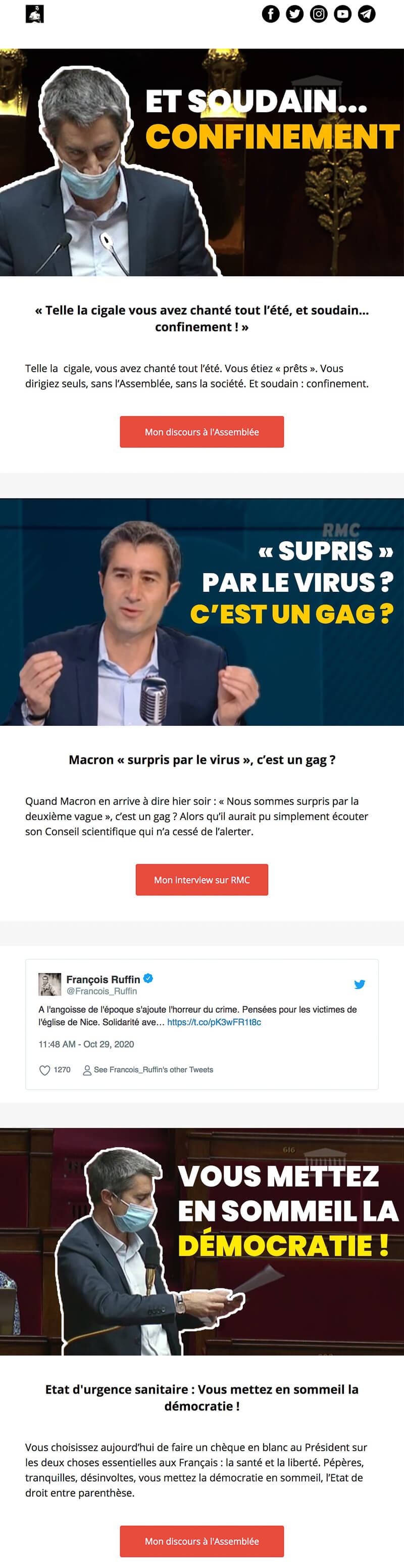Newsletter François Ruffin