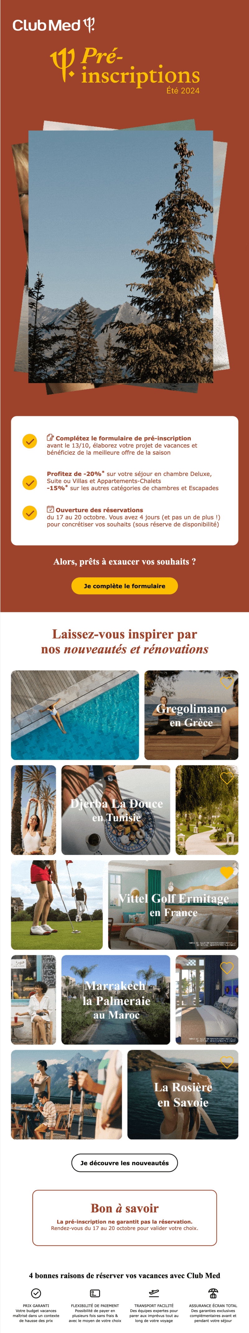 Newsletter Club Med