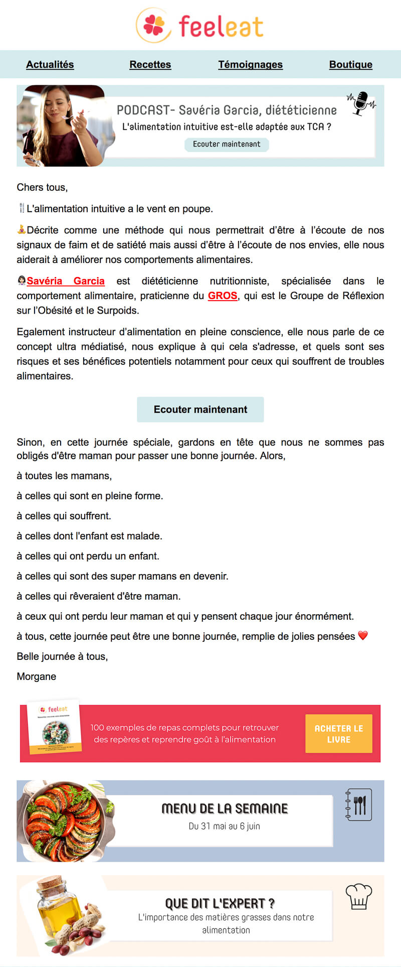 Newsletter Feeleat
