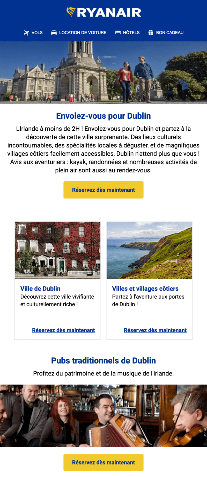 Newsletter Ryanair