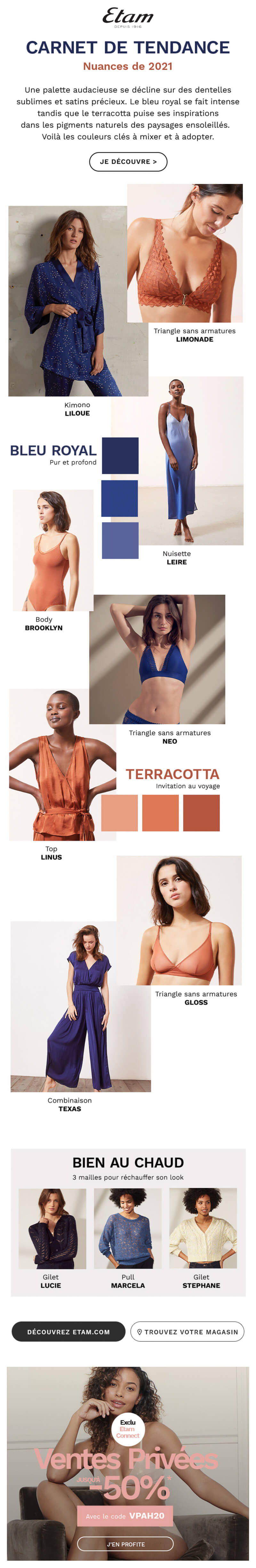 Newsletter Etam
