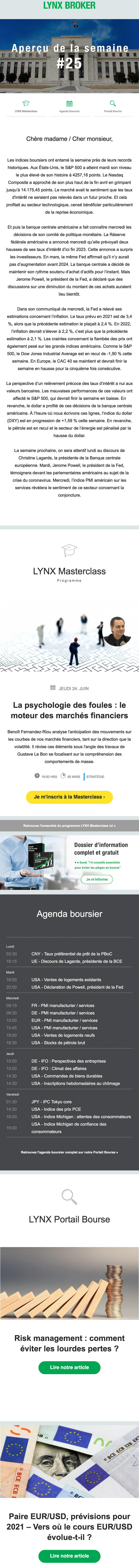 Newsletter Lynx broker