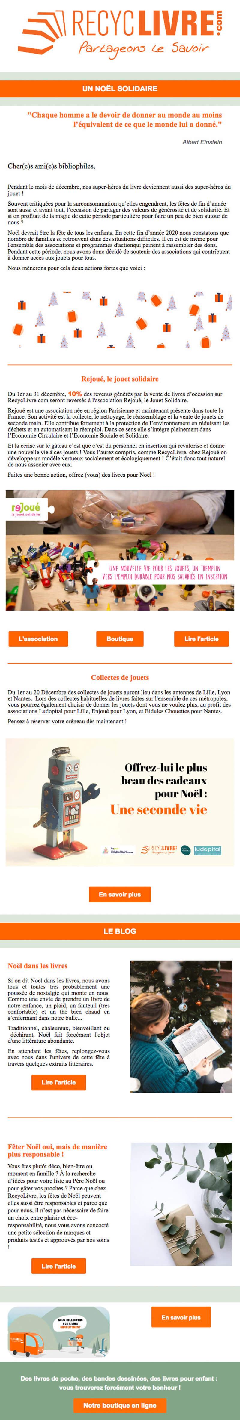 Newsletter RecycLivre