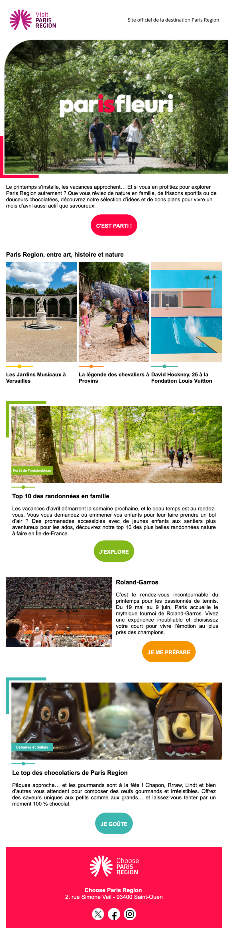 Newsletter Visit Paris Region
