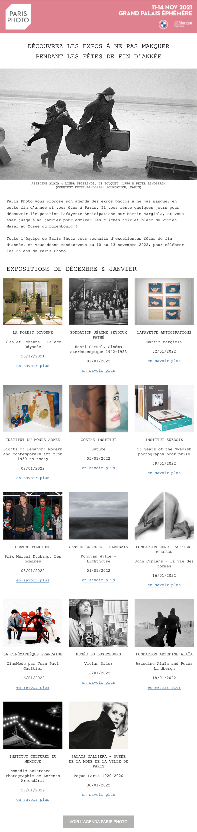 Newsletter Paris Photo