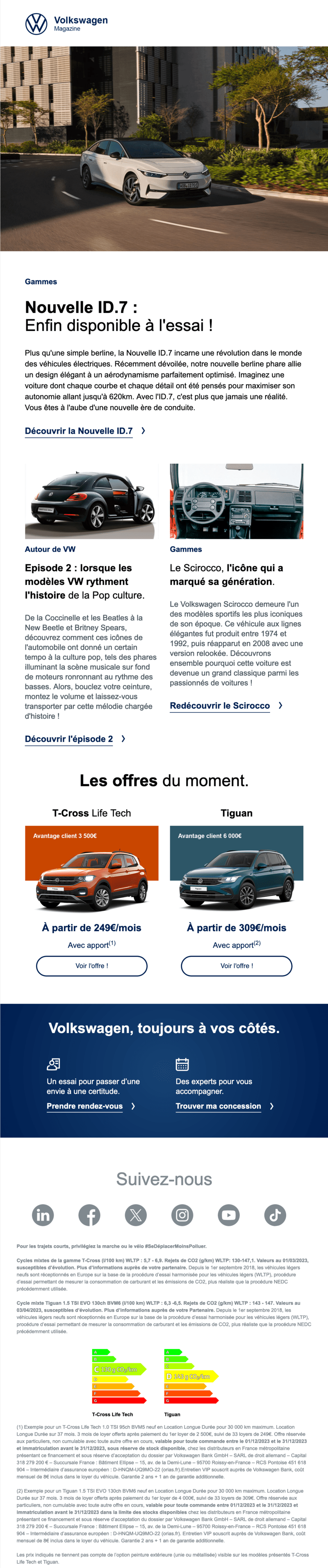 Newsletter Volkswagen