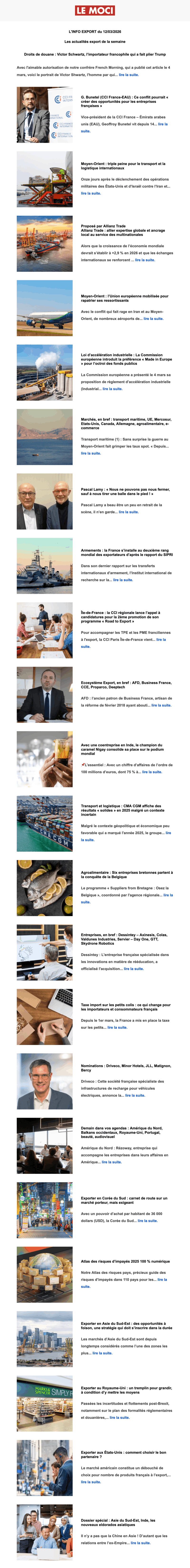 Newsletter Le Moci