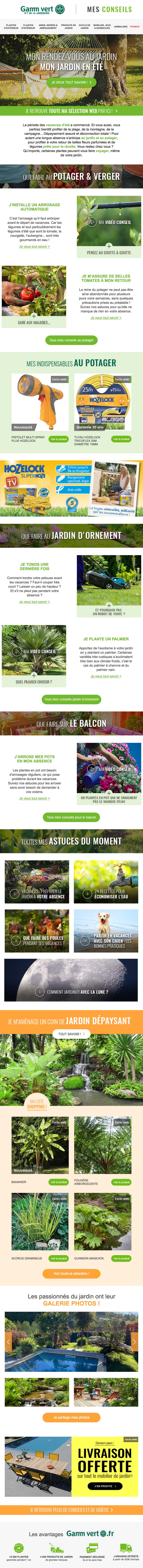 Newsletter Gamm Vert