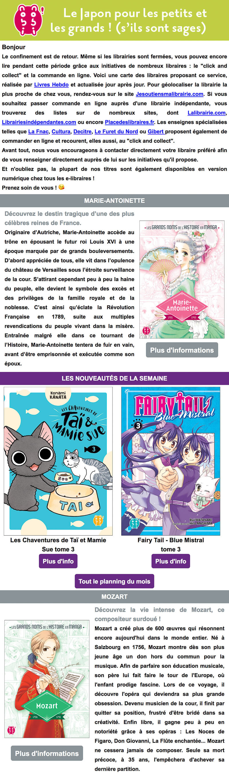 Newsletter nobi nobi !