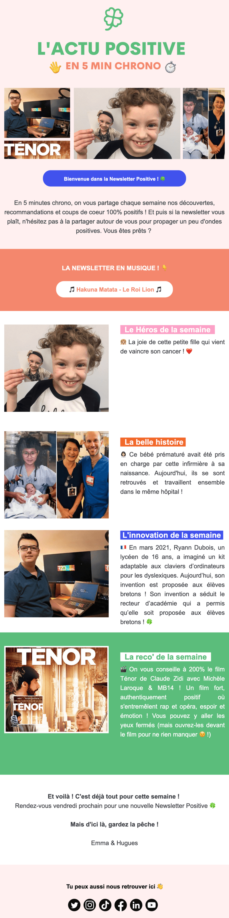 Newsletter Le Média Positif