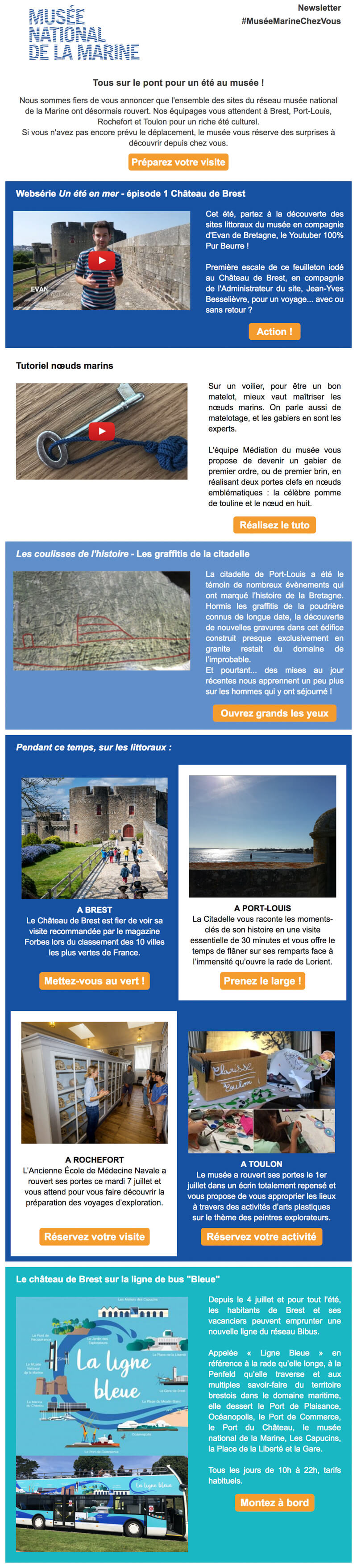 Newsletter Musée de la Marine