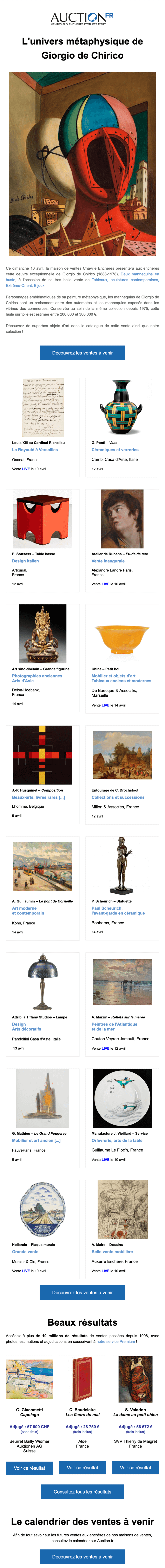 Newsletter Auction