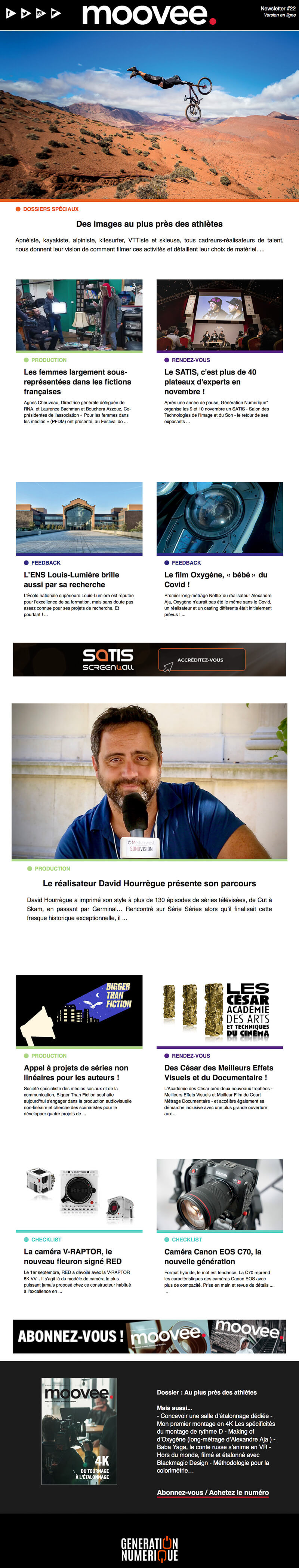 Newsletter Moovee