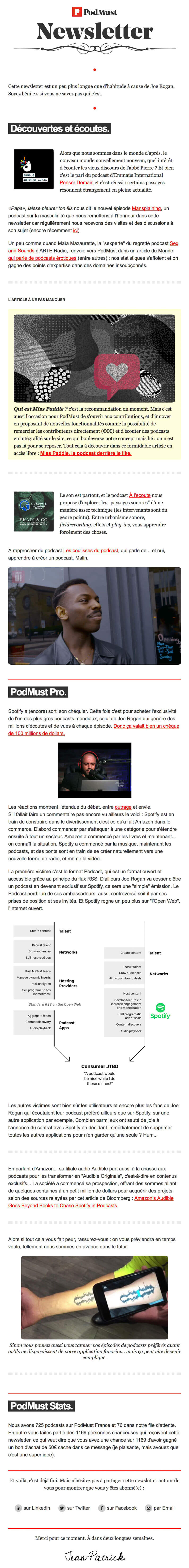 Newsletter PodMust