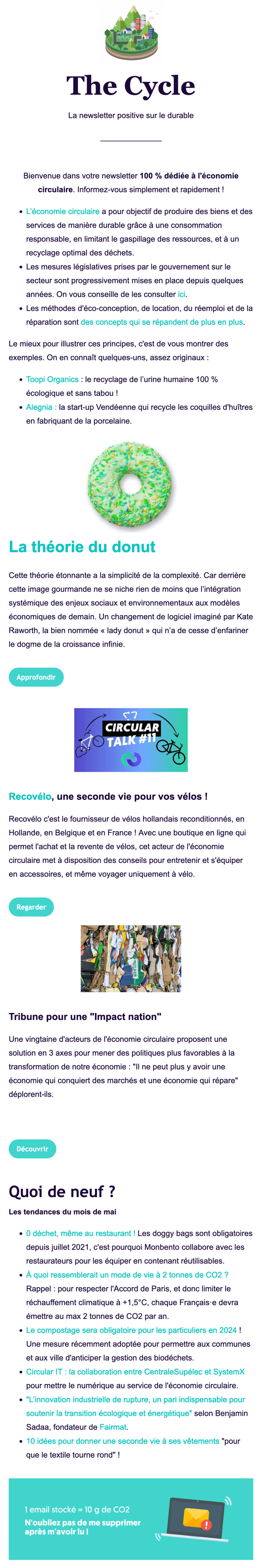 Newsletter The Cycle