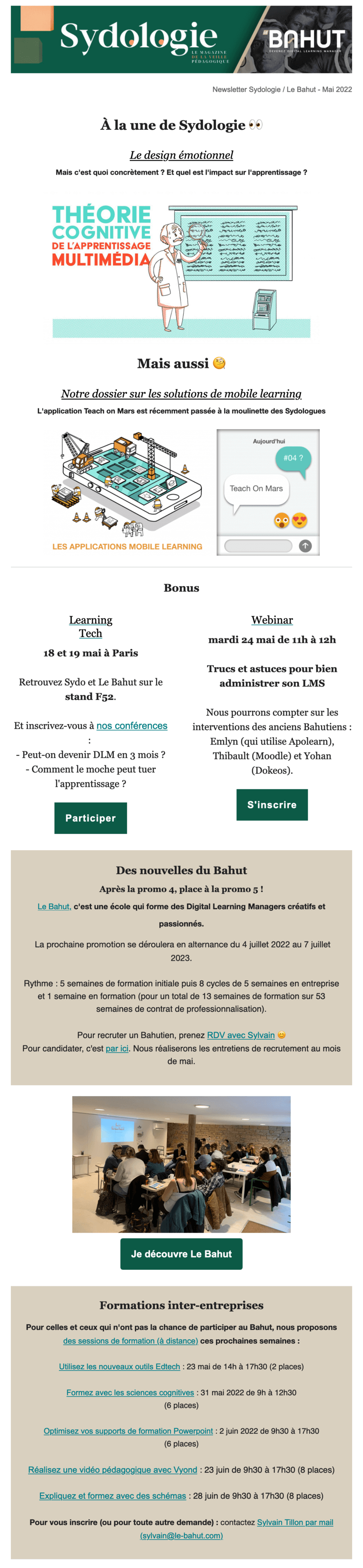 Newsletter Sydologie