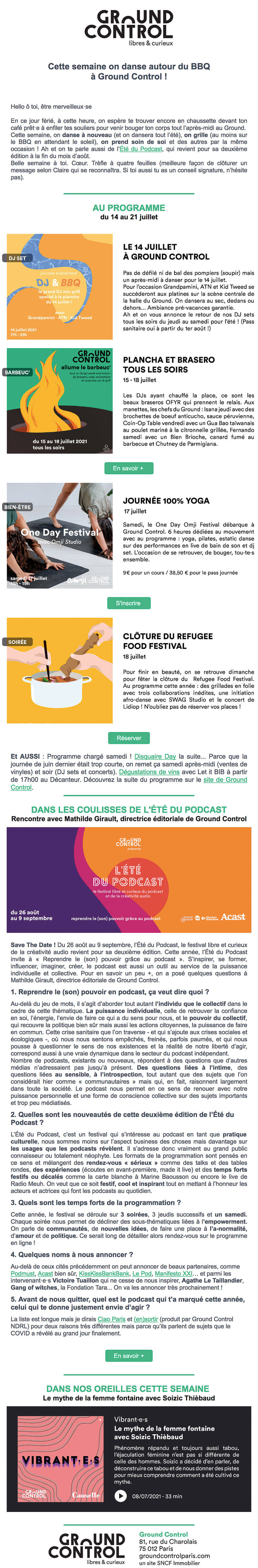 Newsletter Ground Control