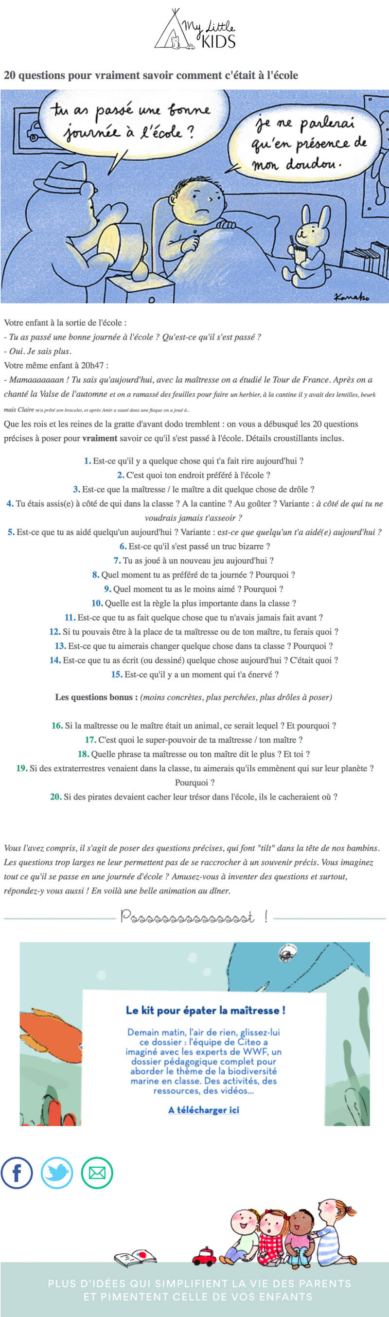 Newsletter My Little Kids