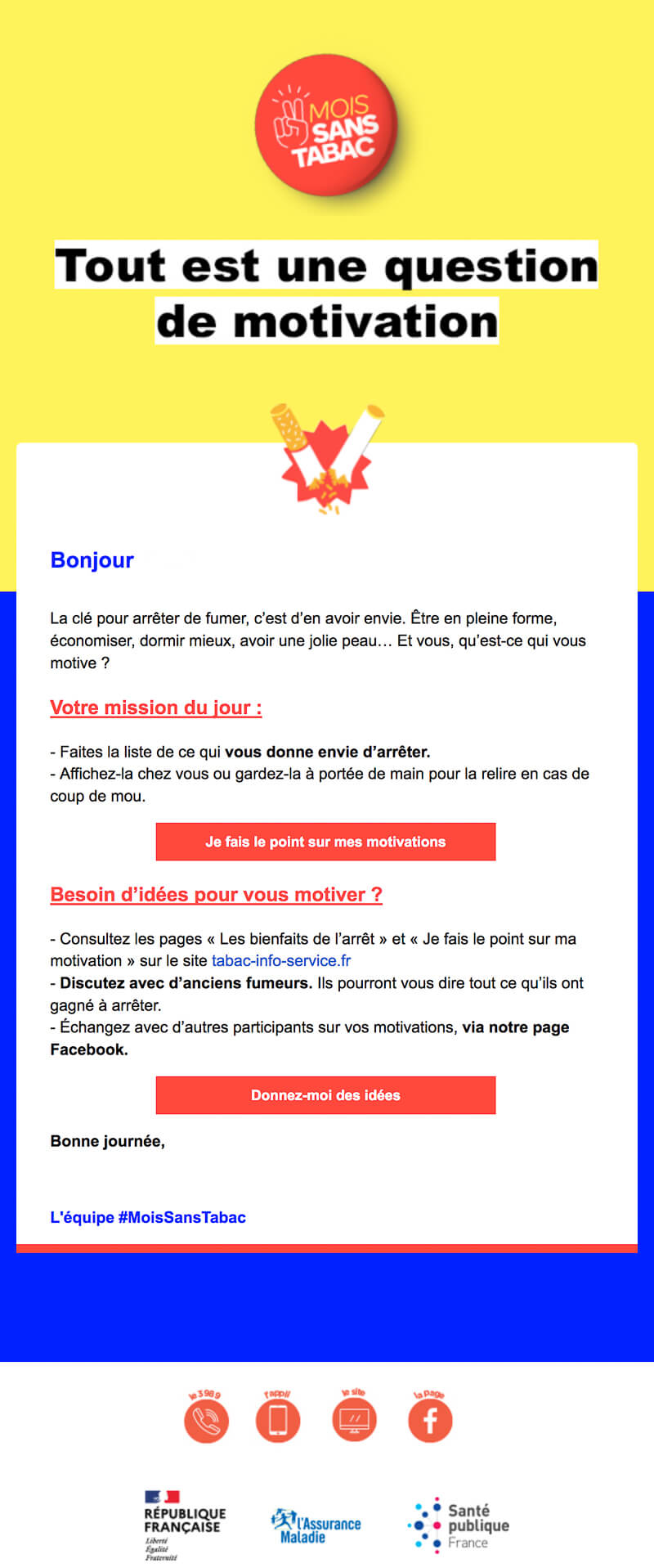Newsletter Tabac info service