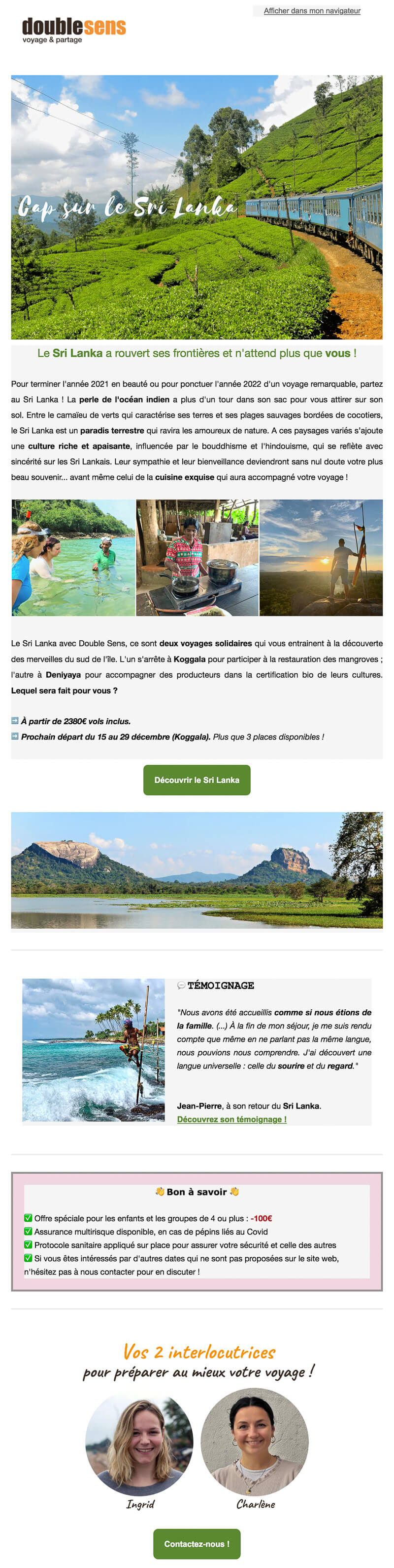 Newsletter Double Sens
