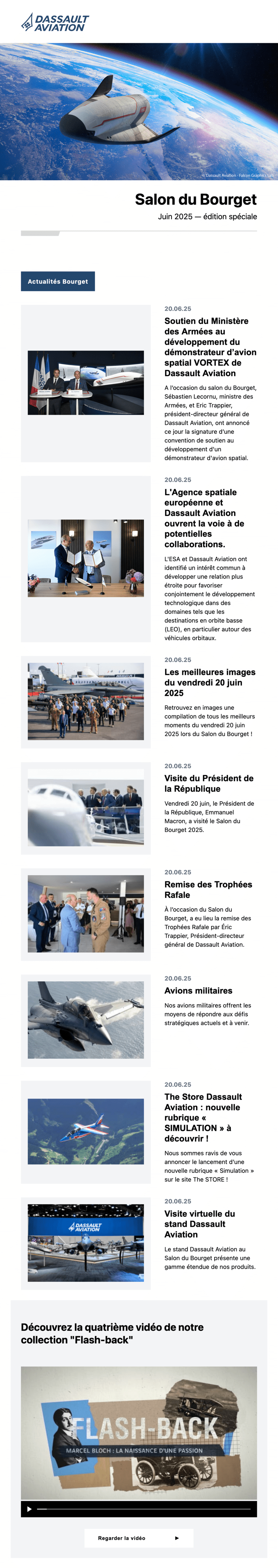Newsletter Dassault Aviation