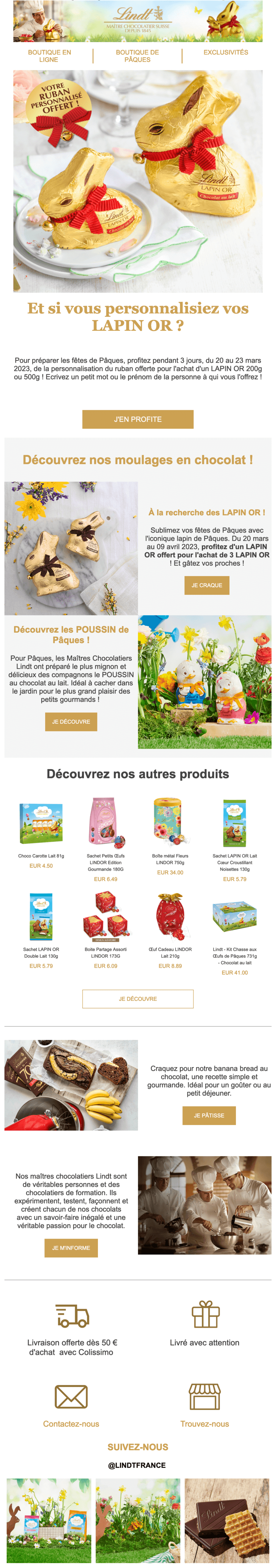 Newsletter Lindt