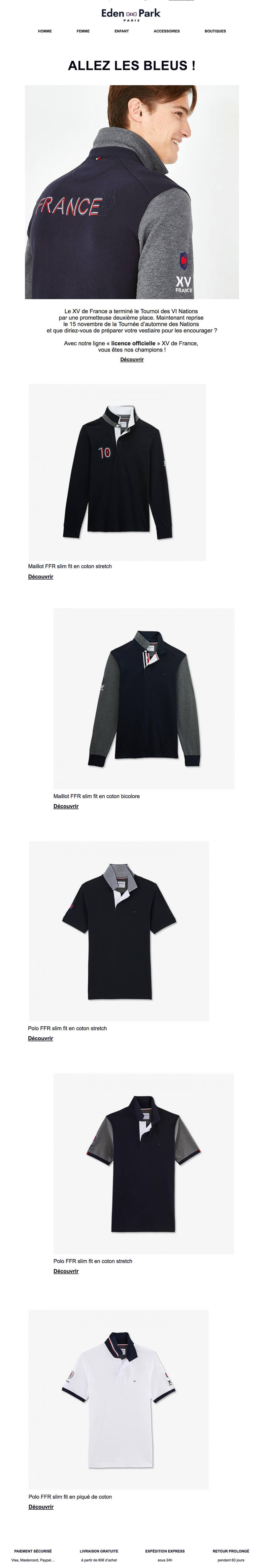 Newsletter Eden Park